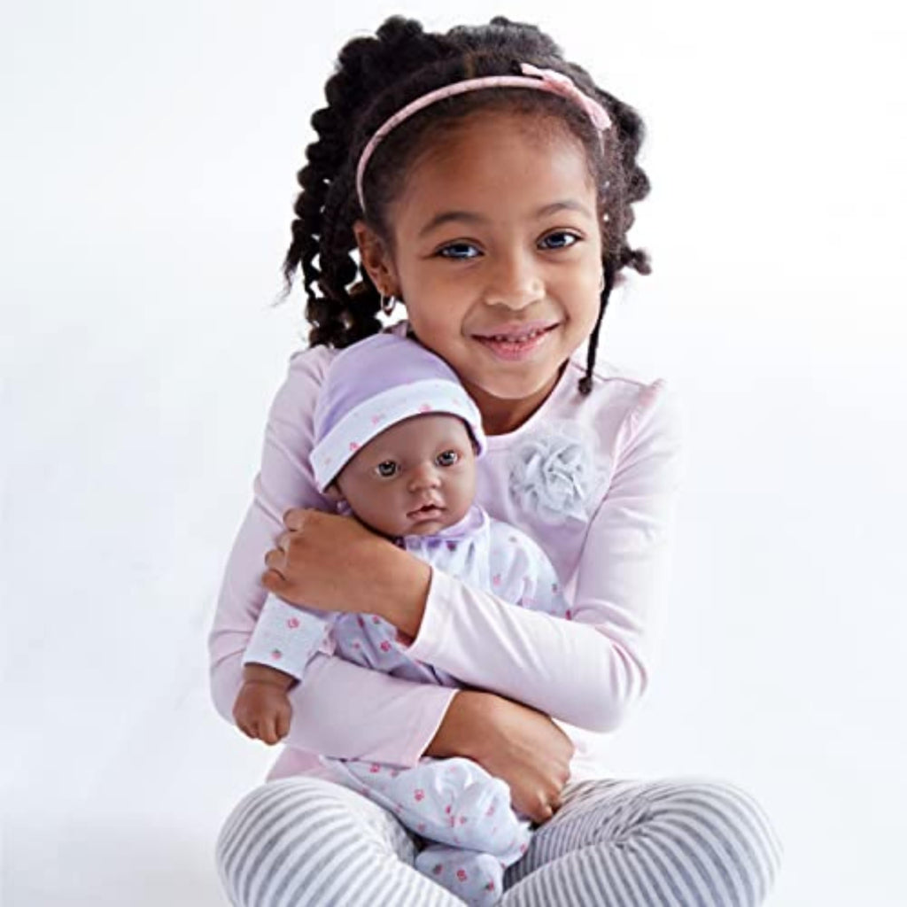 JC Toys La Baby Caucasian Baby Doll Set – 11 Inch Soft Body Doll with Accessories Including a Removable Blue Outfit – Small Baby Doll Toy for Children 12 Months and Older
