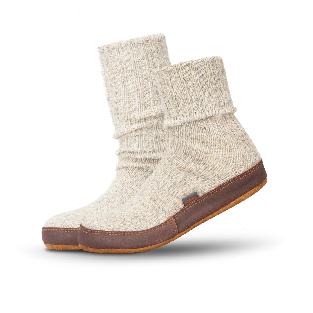 Men's and Women's Original Slipper Sock - Comfortable Men's and Women's Slipper Sock with Cloud-Like Feel, Soft and Moisture Wicking Crew Length, Genuine Suede Sole
