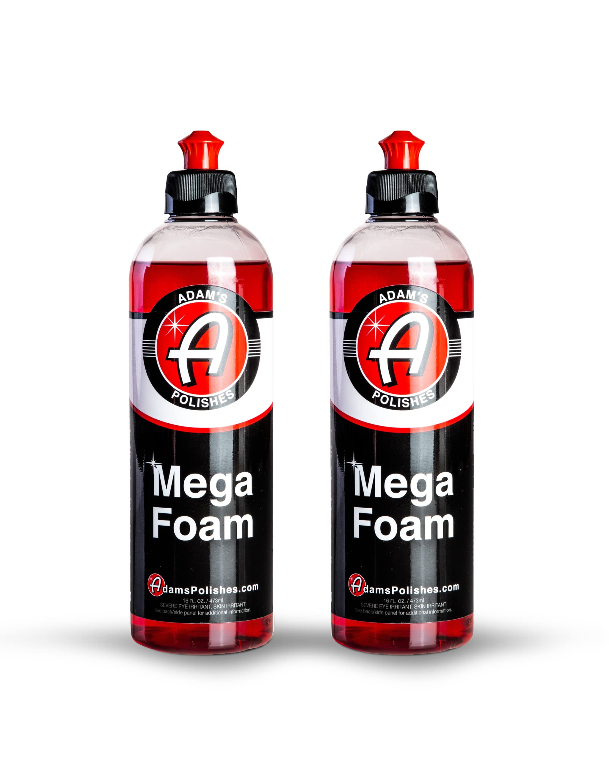 Adam’s Mega Foam (16oz) - pH Neutral Car Soap For Car Washing, Concentated For Wash Bucket, Foam Gun, Won't Strip Car Wax or Ceramic Coatings