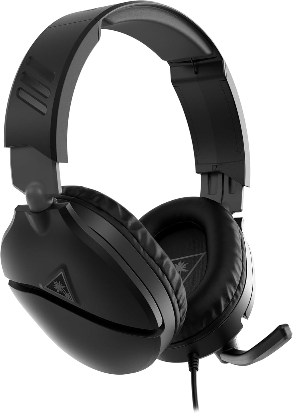 Turtle Beach Recon 70 Multiplatform Gaming Headset for PC, PS5, PS4, Xbox Series X|S, Xbox One, & Mobile w/ 3.5mm Wired Connection - Flip-to-Mute Mic, 40mm Speakers, Lightweight Design, Black