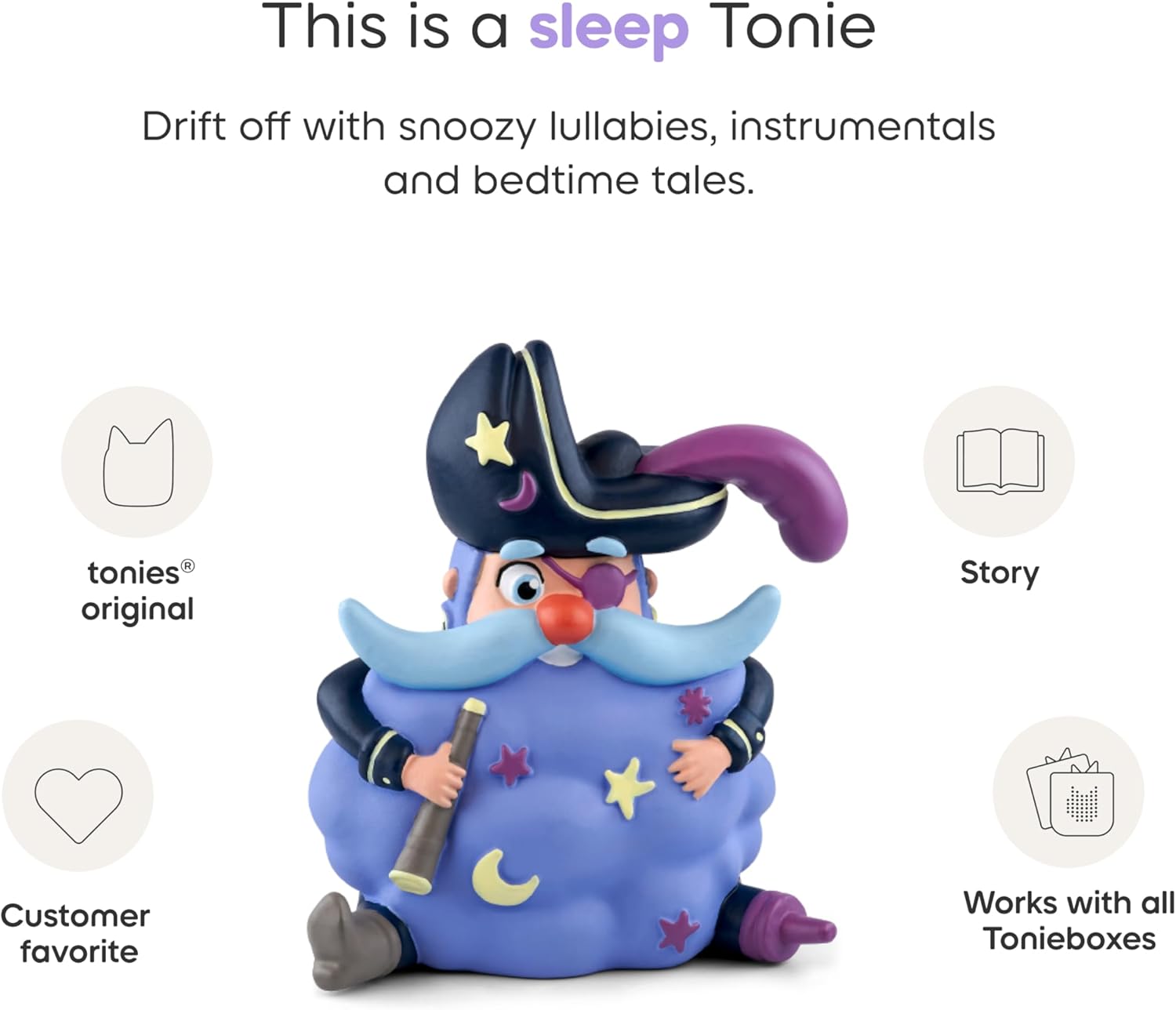 Tonies Cap'n Dreambeard Audio Toy Figurine from Calm