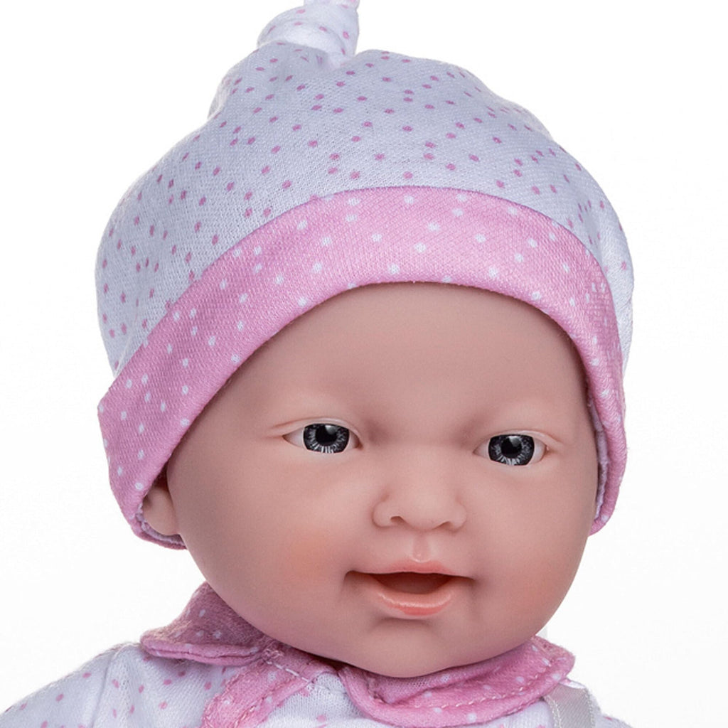 JC Toys La Baby Caucasian Baby Doll Set – 11 Inch Soft Body Doll with Accessories Including a Removable Blue Outfit – Small Baby Doll Toy for Children 12 Months and Older