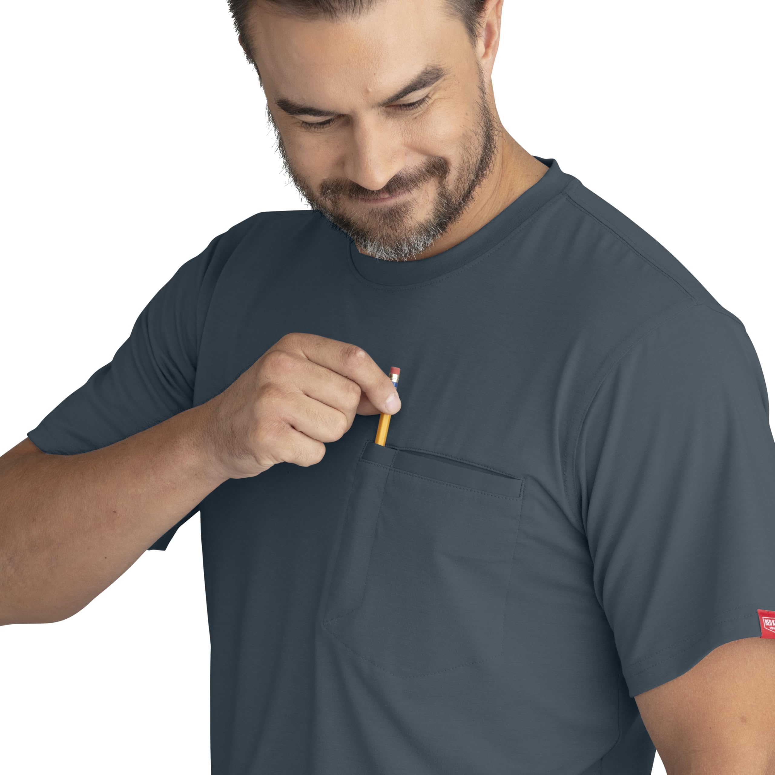 Red Kap Men's Cooling Short Sleeve Pocket Tee