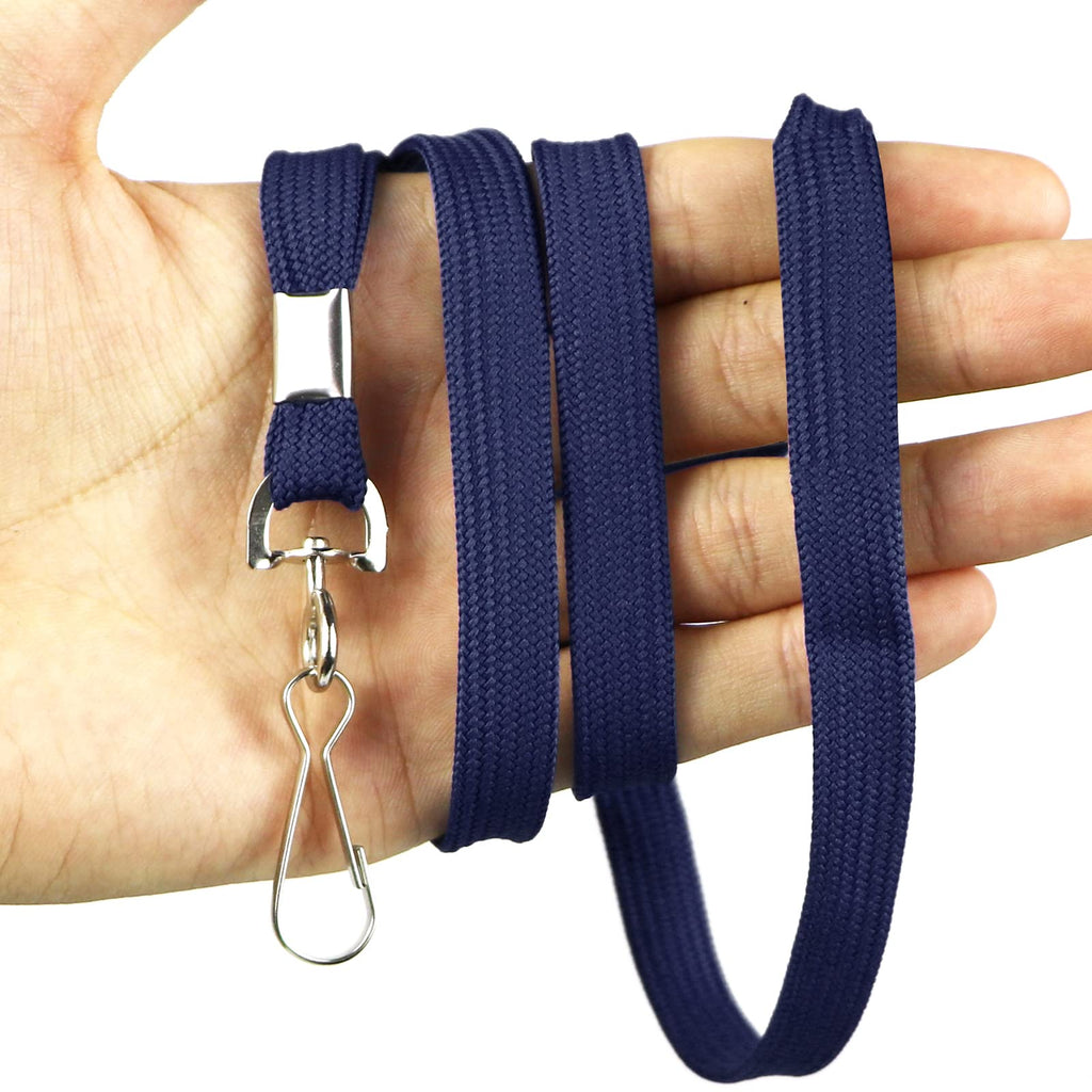 Bird Fiy Lanyard 100 Pack Bulk Badge Lanyards for ID Badges Neck Cruise Name Tag ID Holder