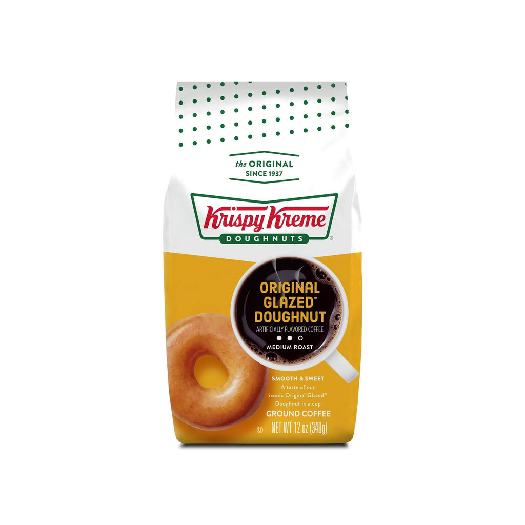 Krispy Kreme Doughnuts, Classic, Ground Coffee, Medium Roast, Bagged 12oz