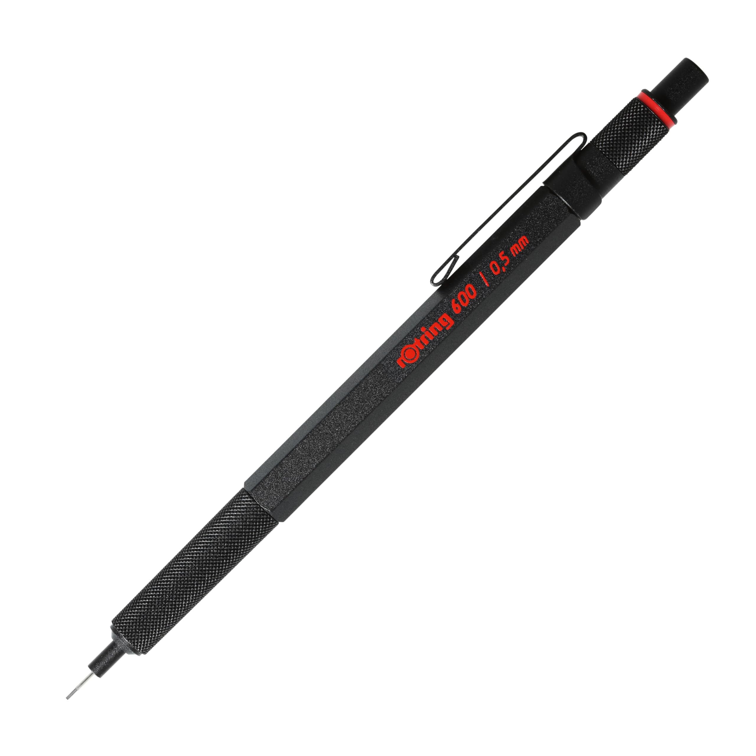 rOtring 600 Mechanical Pencil, 0.5mm, Black Barrel - For Writing, Drafting, Engineering, Architecture Professionals