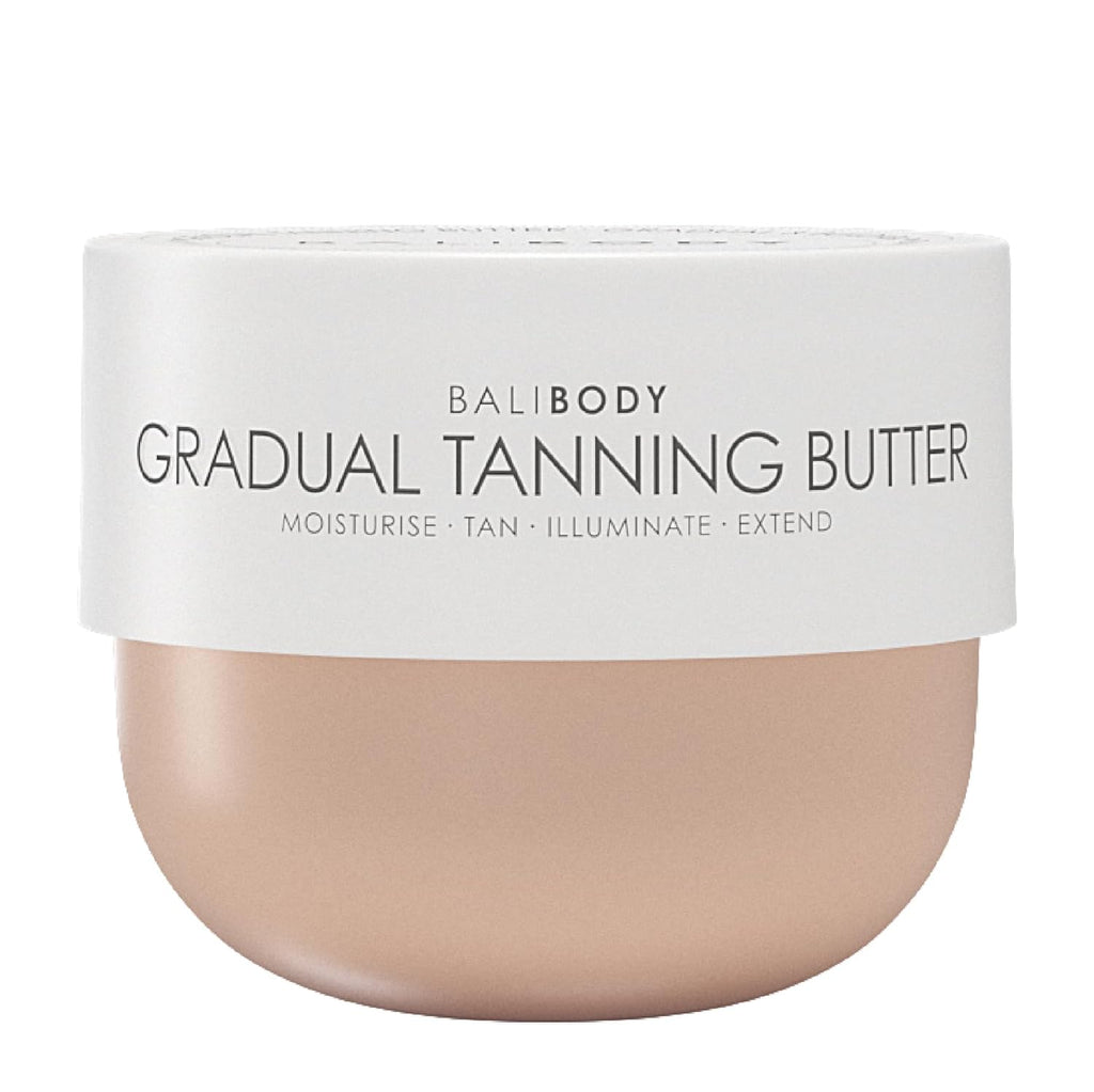 Bali Body Gradual Tanning Butter | Self Tanner Body Butter for a Natural, Streak-Free Self Tan | Buildable Glow | Sunless Tanner, Cruelty-Free, Non-Toxic (200 ml/6.76 fl oz)