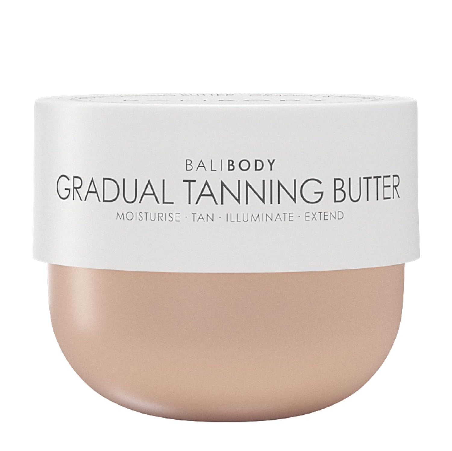 Bali Body Gradual Tanning Butter | Self Tanner Body Butter for a Natural, Streak-Free Self Tan | Buildable Glow | Sunless Tanner, Cruelty-Free, Non-Toxic (200 ml/6.76 fl oz)