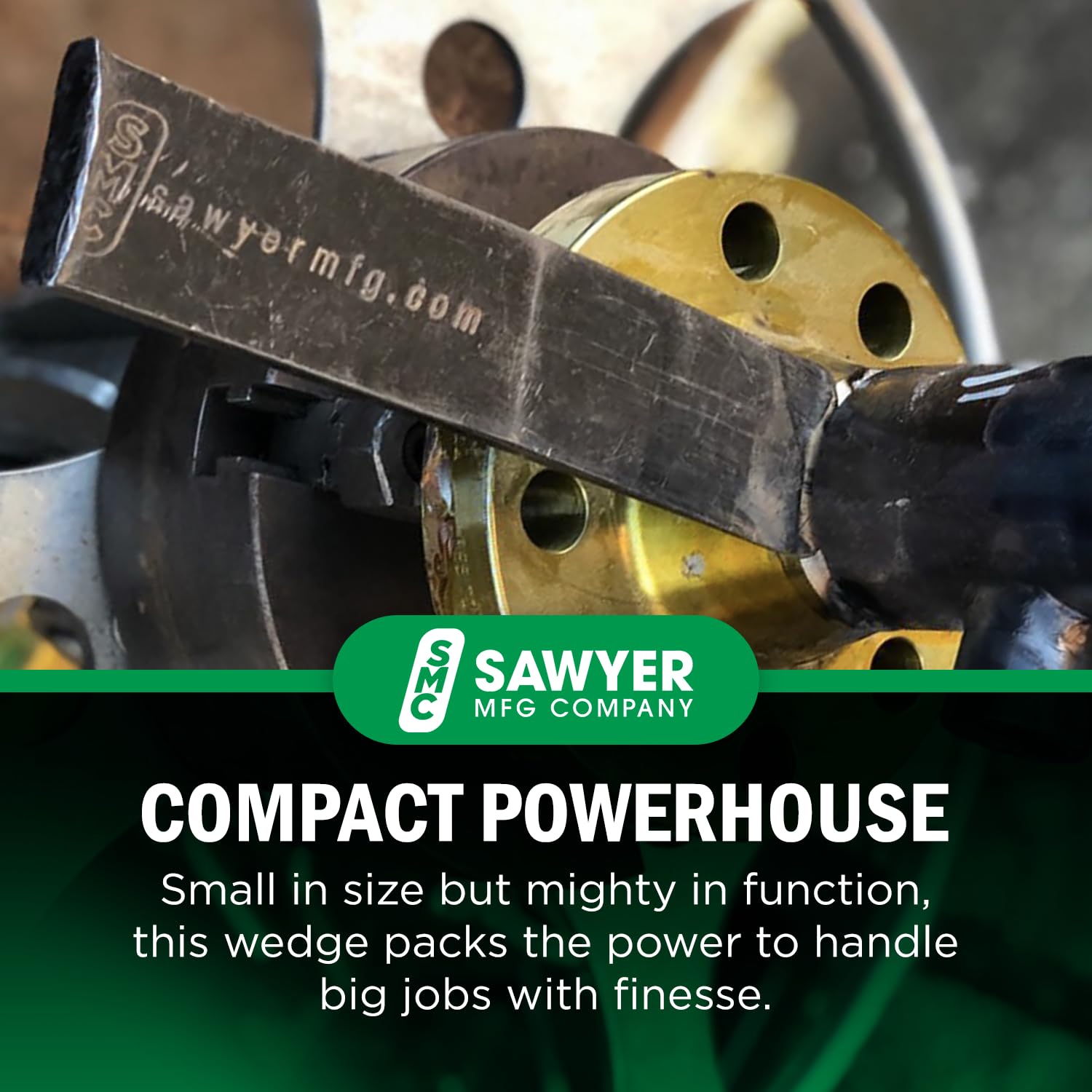 Sawyer Mfg Company 4" Welding Wedge – Precision Steel for Pipe Fitting and Metalwork for Accurate Gap Adjustment, Ideal for Pipefitters, TIG, Ironworkers, Gutter Installation and Metal Spacers – Small