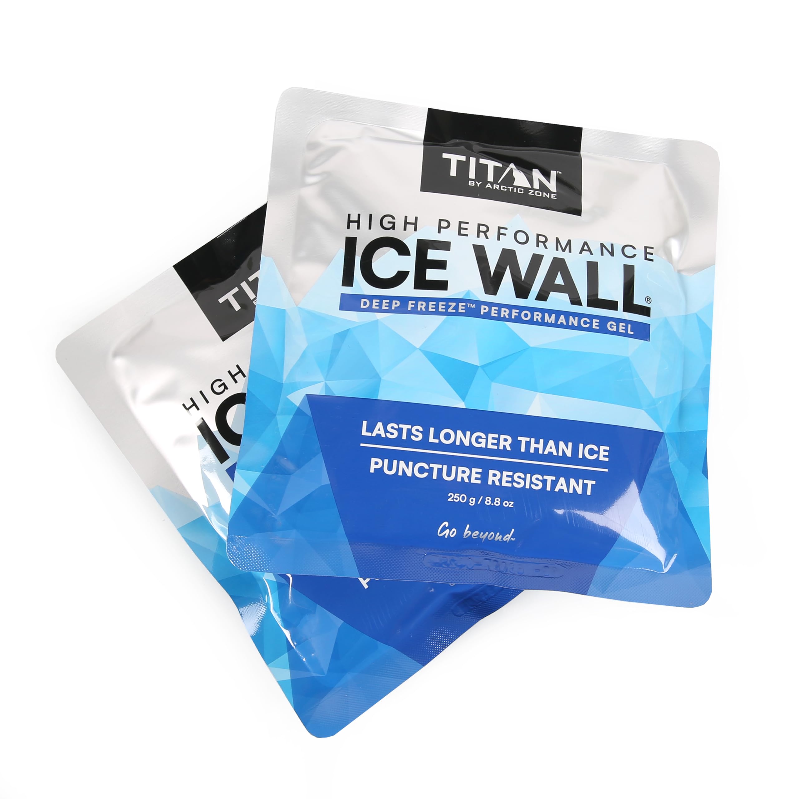 Arctic Zone Titan Deep Freeze Fridge Expandable Insulated Horizontal Lunch Pack, Grey