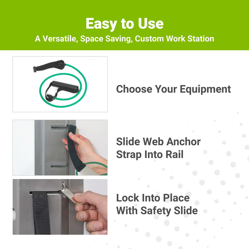 Web Slide Professional System — Perfect for Dynamic Warm-ups, Crossfit, Stretching, and Strength Building — Physical Rehab Equipment for Clinic, Home, or Gym