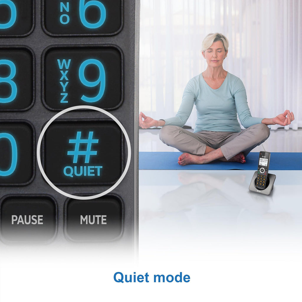 AT&T Landline Home Phone with Call Blocker, Caller ID/Call Waiting, Full-Duplex Handset Speakerphone, Backlit Keypad & Display, Rechargeable Battery, ECO Mode, DECT 6.0: GL2101-11