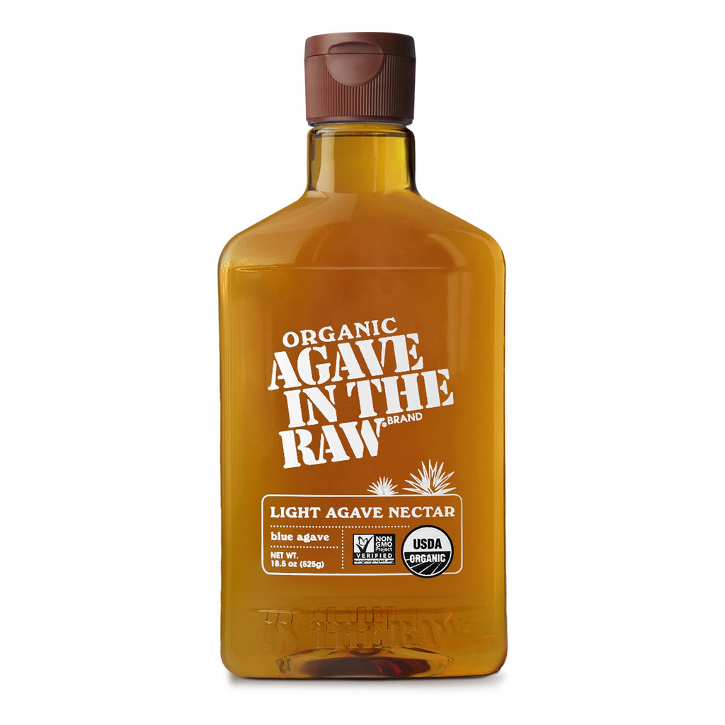 Agave In The Raw, Organic Agave Nectar, 18.5 oz | Made With Organic Blue Agave From Mexico, USDA Organic, Non-GMO Project Verified, Kosher Vegan and Low Glycemic Index