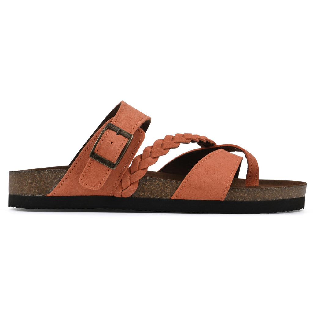 White Mountain Women's Hazy Braided Footbed Sandal