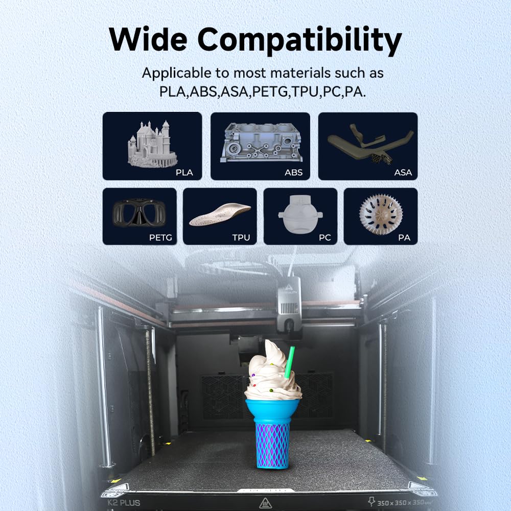 Creality Ender 3 V4 Build Plate, Original PEI Printing Plate Kit 225*250mm, Flexible Spring Steel Magnetic Platform Plate, Easy Print Removal, Heat Resistant For Creality Ender 3 V4 Combo 3D Printer