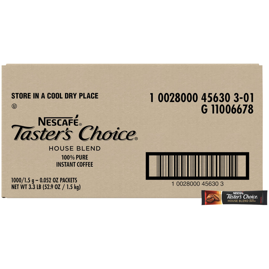 Nescafe Instant Coffee Packets, Decaf, Taster's Choice Light Roast, 80 Singles (Pack of 6)