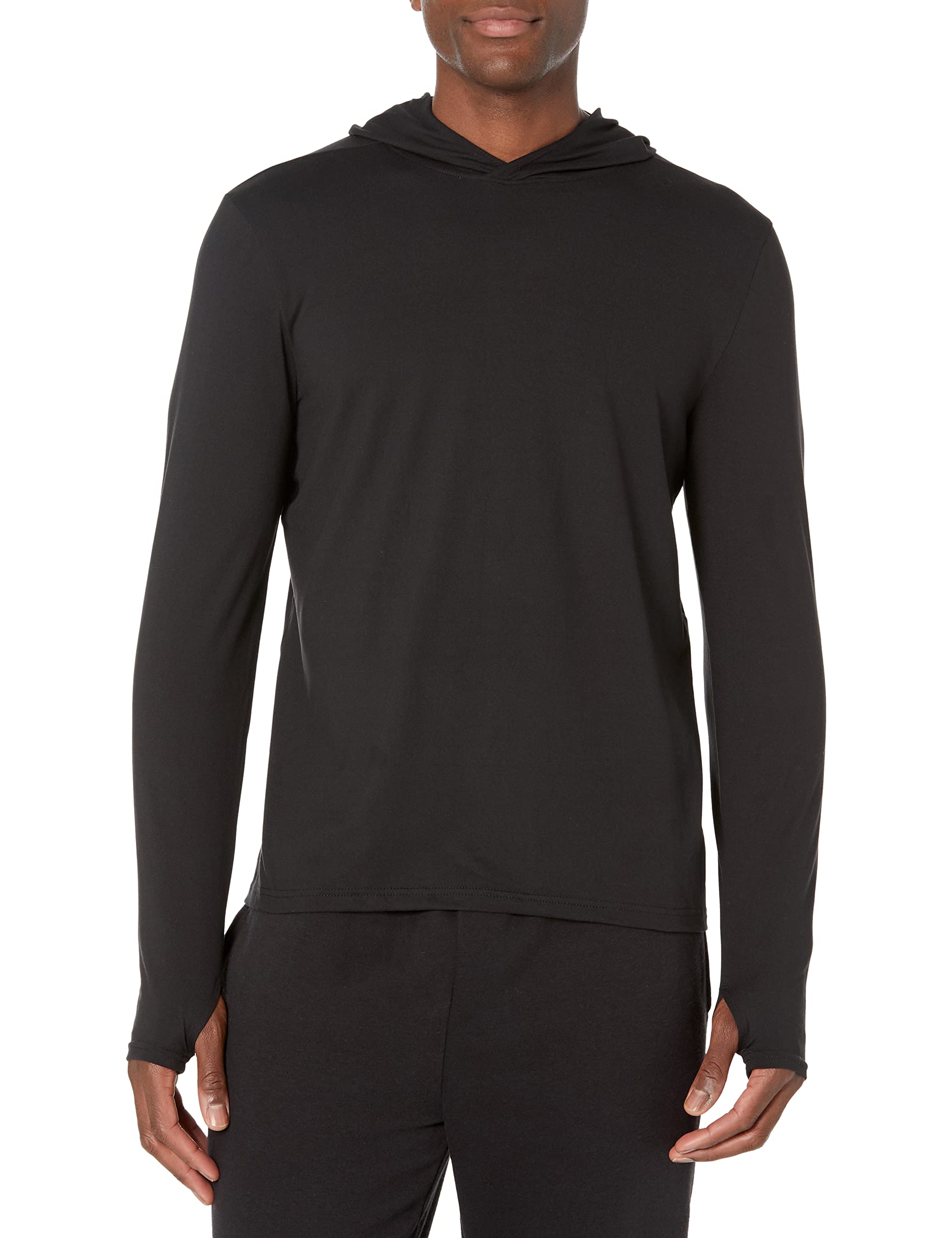 Amazon Essentials Men's Long Sleeve Quick Dry Performance Tech Hooded Workout T-Shirt