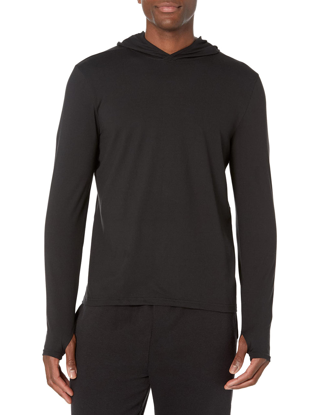 Amazon Essentials Men's Long Sleeve Quick Dry Performance Tech Hooded Workout T-Shirt