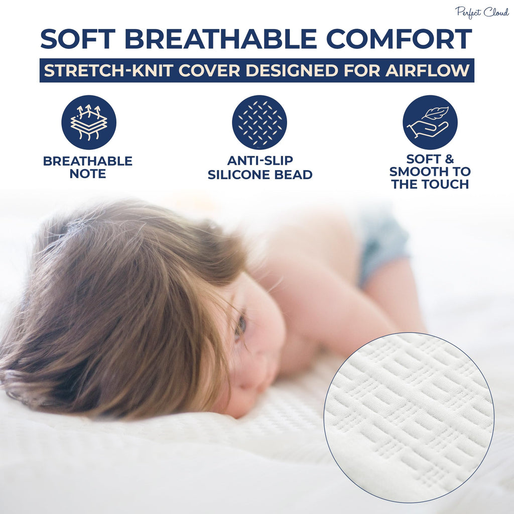 Perfect Cloud UltraPlush Full Mattress - 10 Inch Cooling Gel Memory Foam, Charcoal-Infused, Pressure Relief, Motion Isolation, Bed in a Box, Made in USA