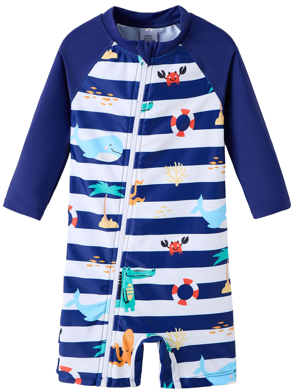 UMELOK Baby Boy Swimsuit UPF 50+ Sun Protection Rash Guard Swimwear