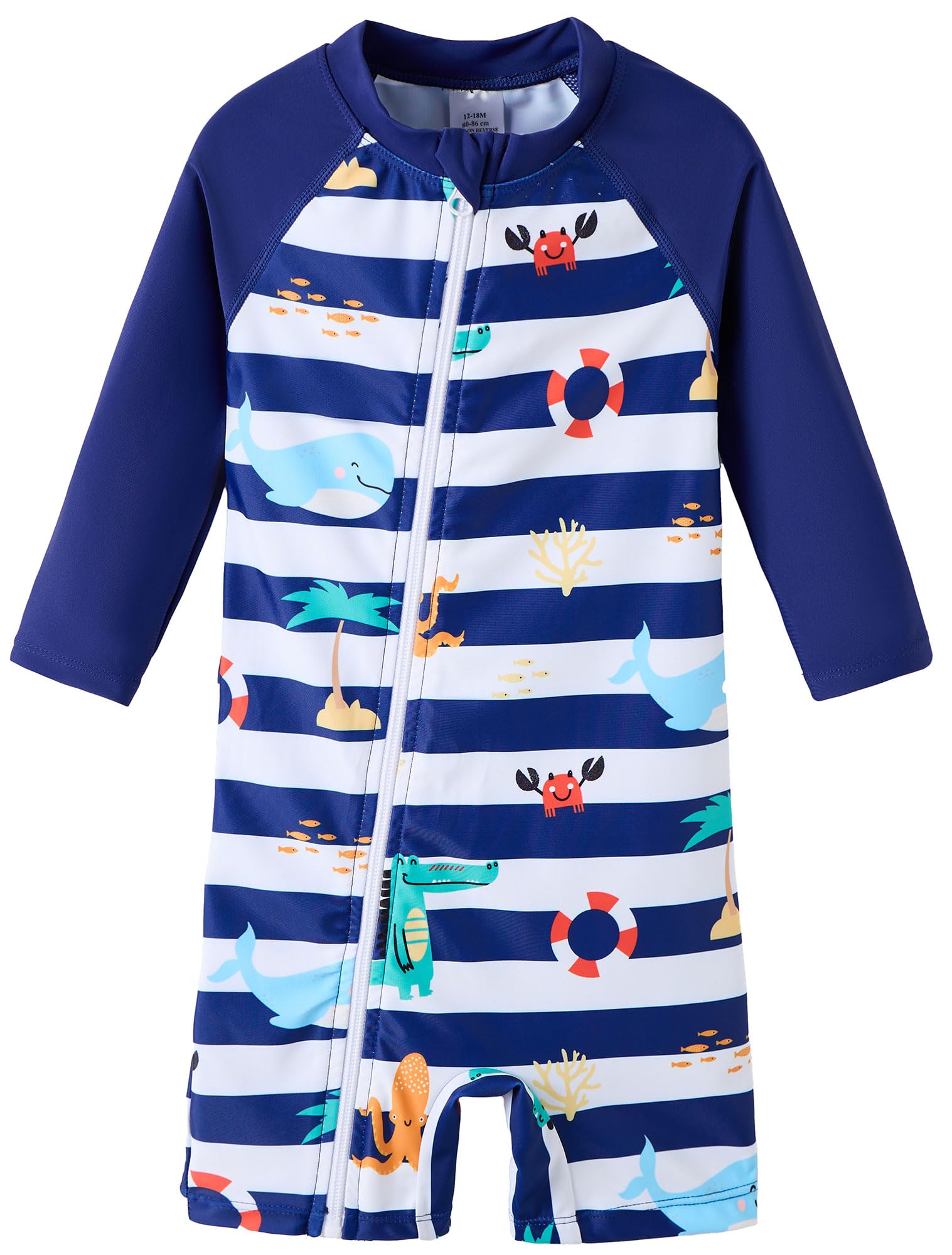 UMELOK Baby Boy Swimsuit UPF 50+ Sun Protection Rash Guard Swimwear