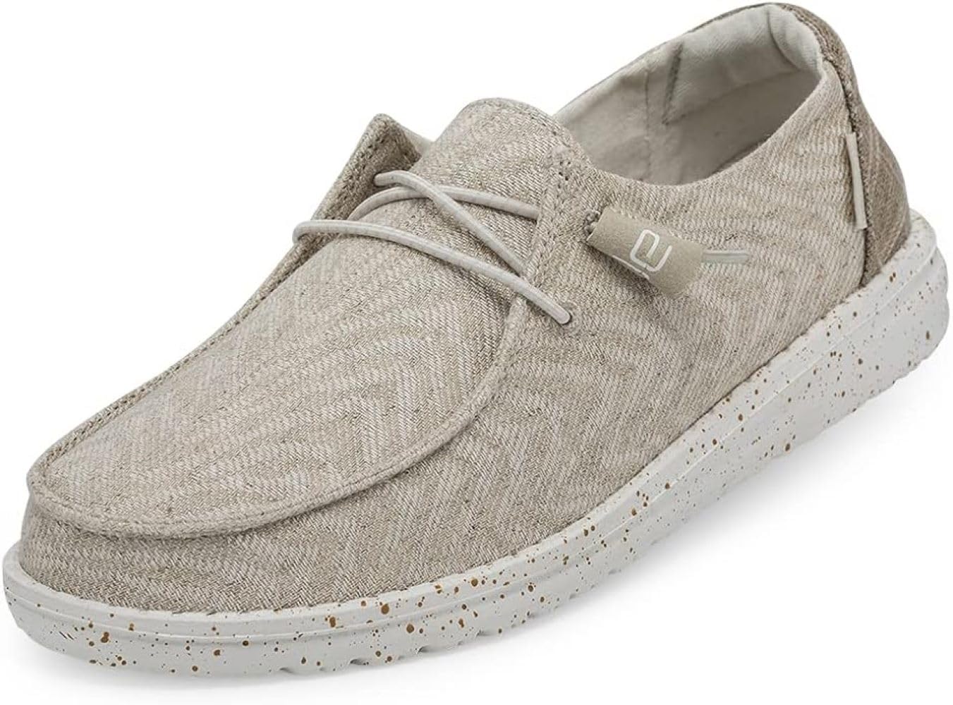 HEYDUDE Wendy Stretch Canvas Women’s Shoes, Women’s Slip-on Loafers, Comfortable & Light-Weight