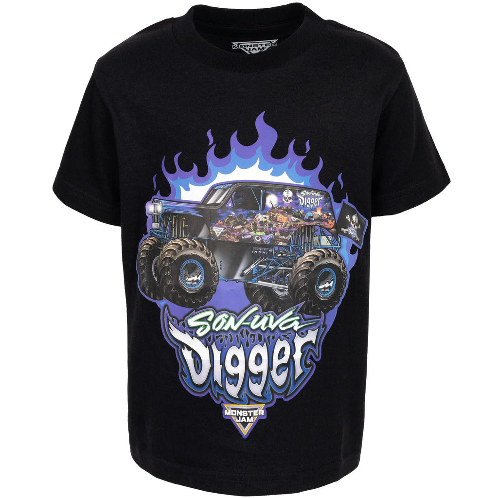 Monster Jam El Toro Loco Zombie Maximum Destruction 4 Pack Graphic T-Shirts Toddler to Big Kid
