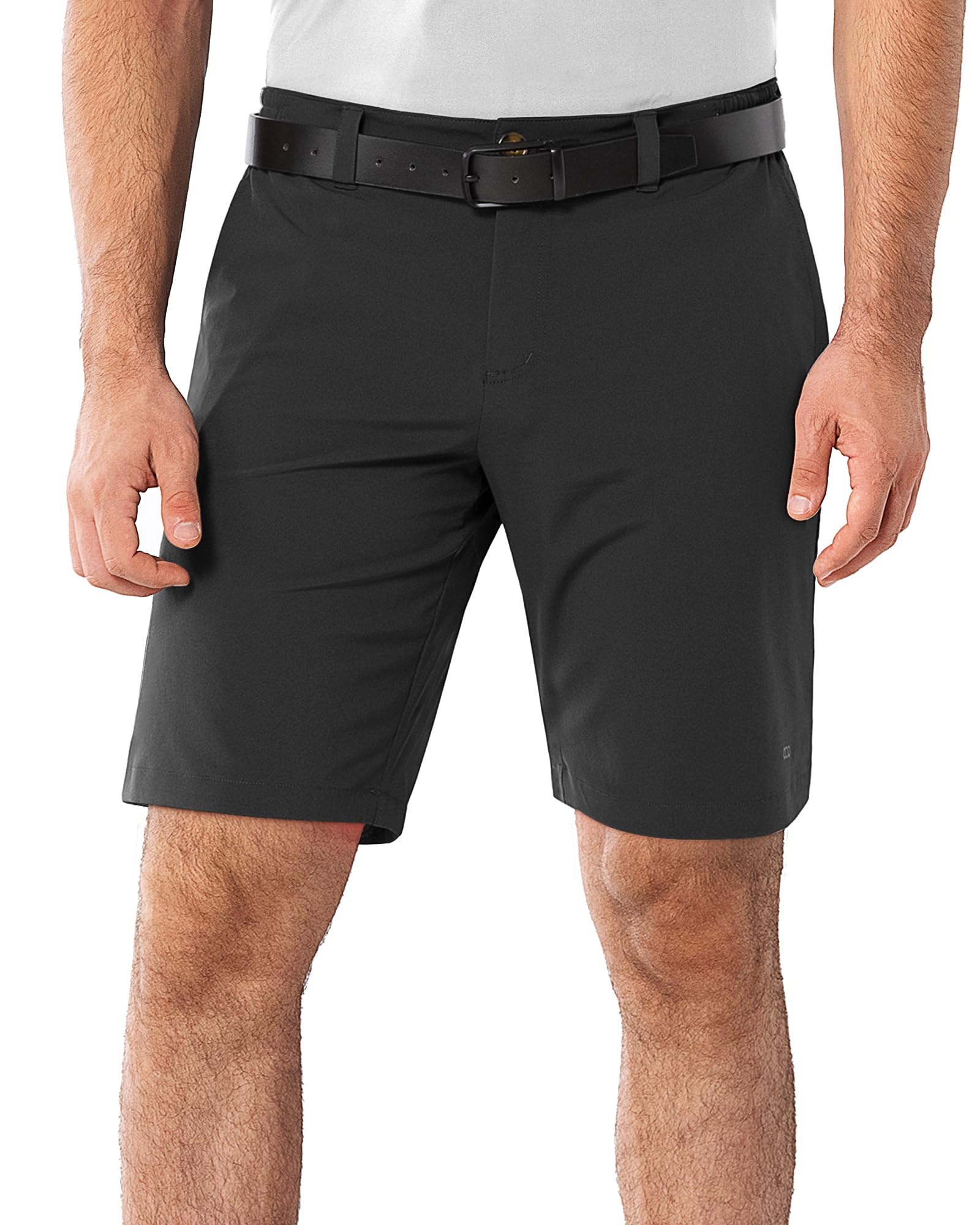33,000ft Men's Golf Shorts 9" Dry Fit Stretch Golf Short UPF 50+ Lightweight Flat Front Golf Shorts with Pockets