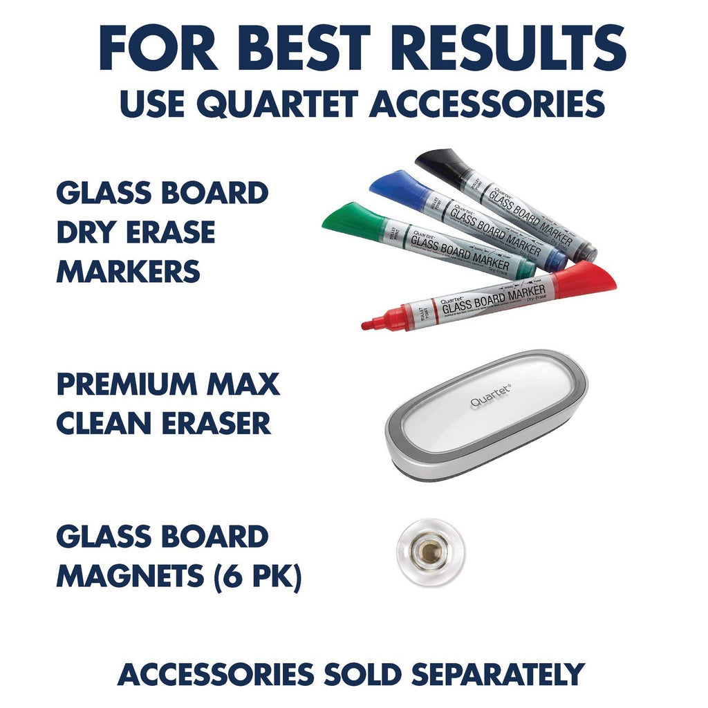 Quartet Dry Erase Board, Magnetic Whiteboard 36" x 24", Glass Board for Wall, Infinity, Brilliance White (G23624W)