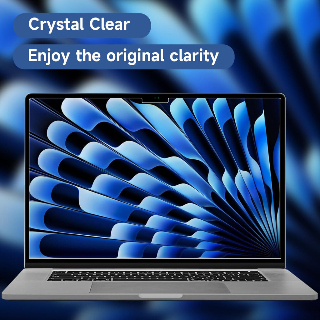 Paquete de 2 protectores de pantalla compatibles con MacBook Pro de 13 pulgadas (2016-2022 / M1, M2) y MacBook Air de 13 pulgadas (2018-2021 / M1), protector de pantalla antirreflejos, protector de