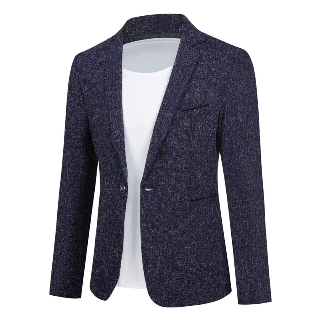 Cloudstyle Men's Suit Jacket One Button Slim Fit Sport Coat Business Daily Blazer