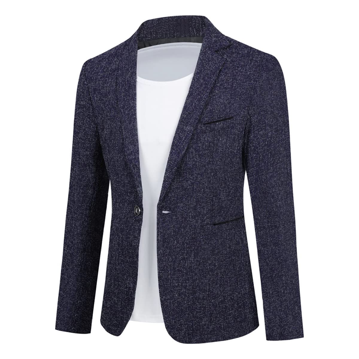 Cloudstyle Men's Suit Jacket One Button Slim Fit Sport Coat Business Daily Blazer