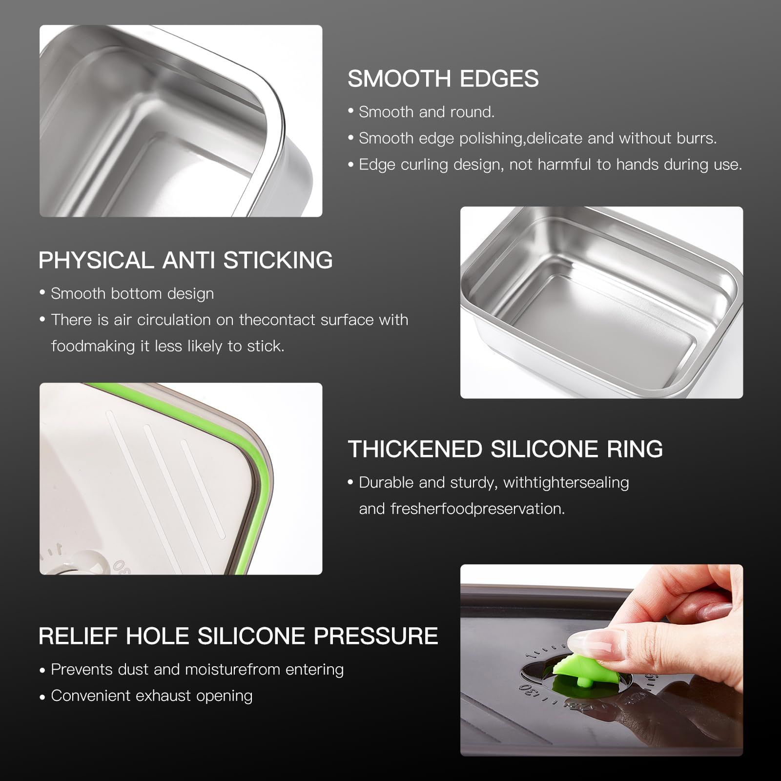 GIUOIDUO 10 Pack Stainless Steel Food Storage Containers with Leak-Proof Lids, 37oz Reusable Metal Meal Prep Lunch Boxes, Stackable, Dishwasher Safe for Snacks, Fruits & On-the-Go Meals, BPA-Free
