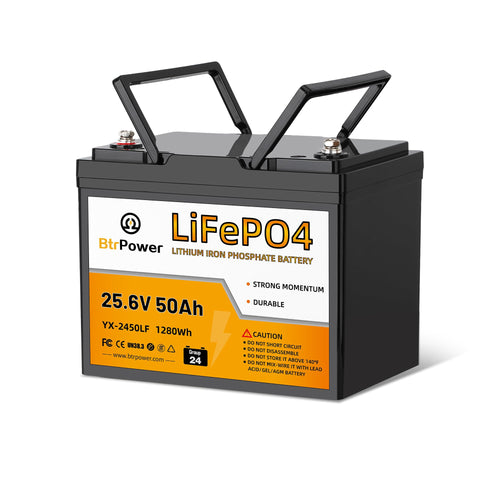 12V Lithium Battery,5000+ Deep Cycle LiFePO4 Battery with Built-in 100A BMS fit for Home Storage,Trolling Motor,RV,Off-Grid System,Solar Power System,Marine (2PACK-12V100AH)