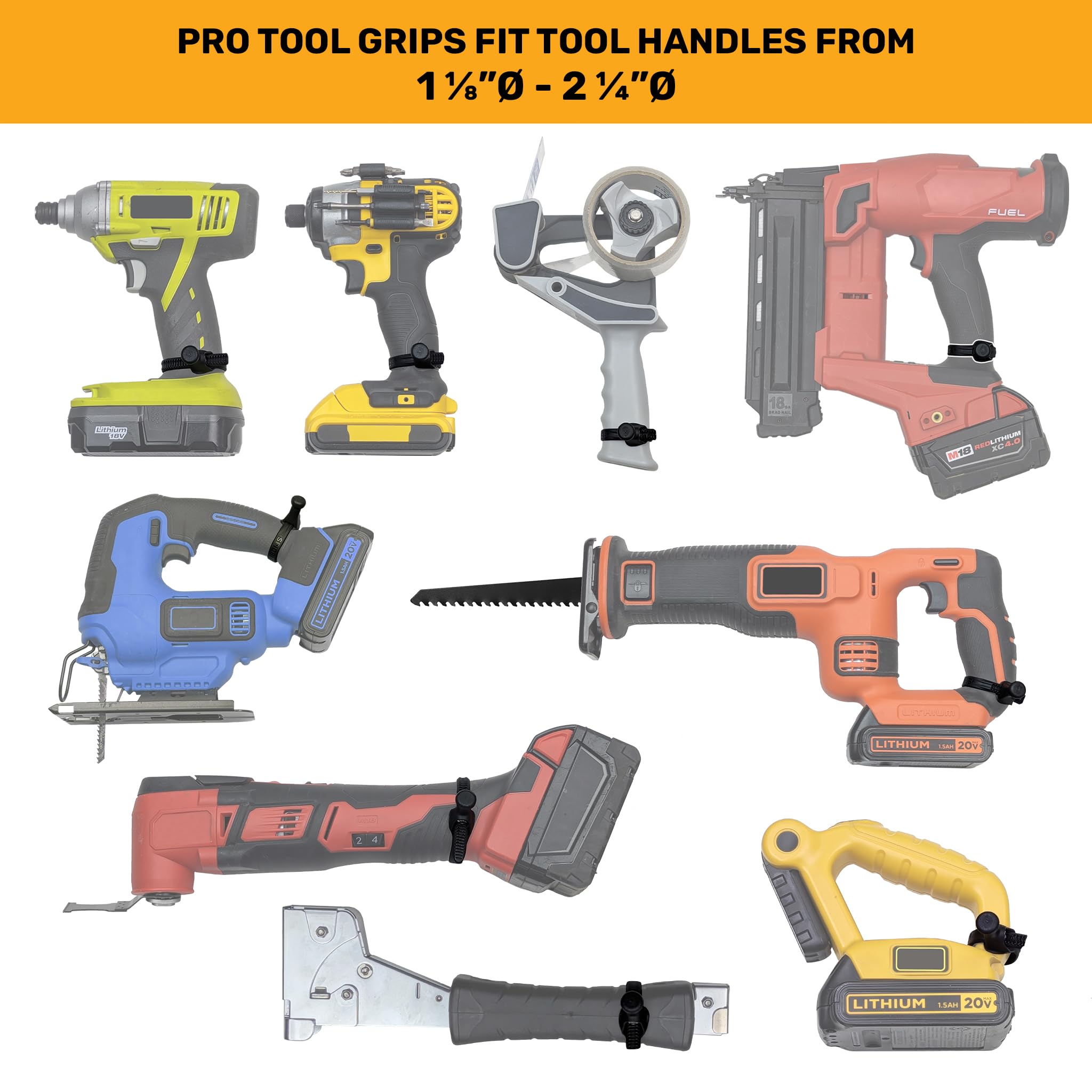 Spider Tool Holster - Improve The Way You Carry Your Power Drill, Driver, Multitool, Pneumatic, Multi-Tool and More on Your Belt - Compatible with All Major Tool Brands