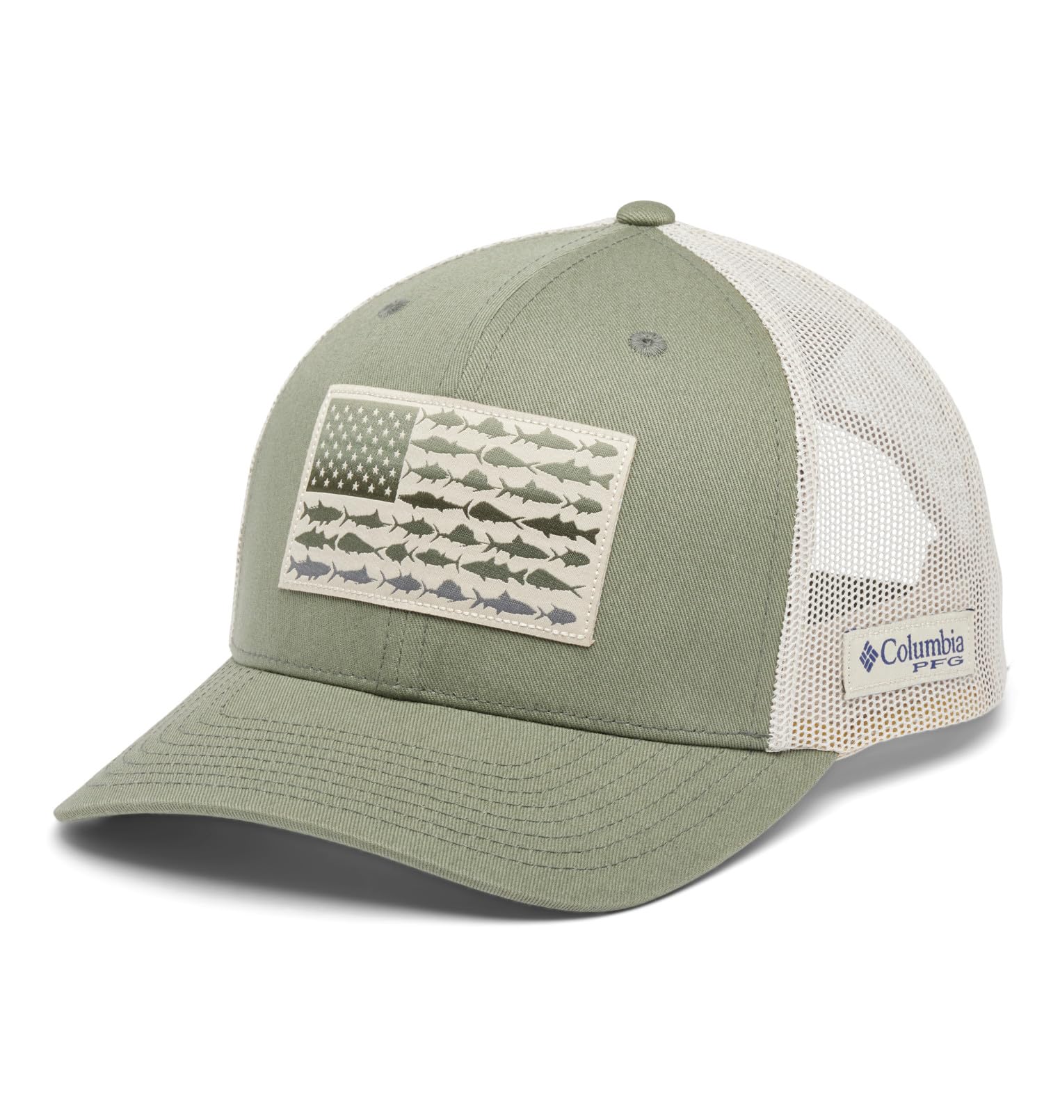 Columbia Unisex Adult PFG Logo Mesh Ball Cap