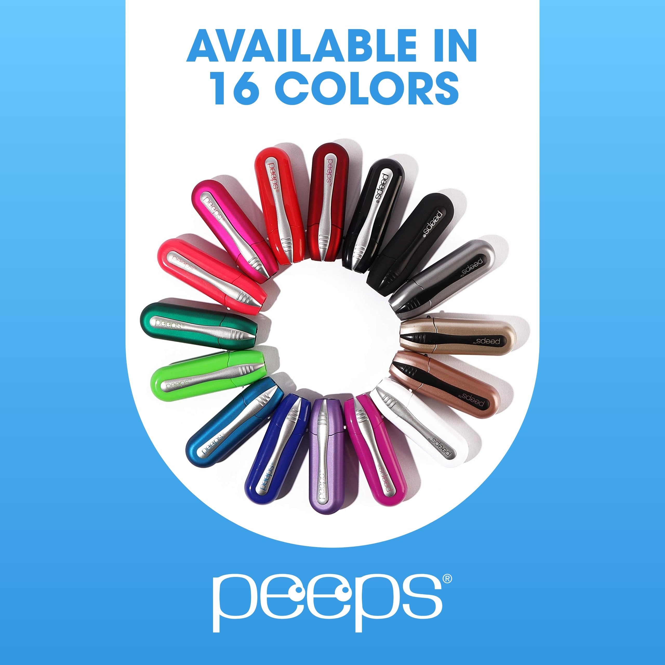 Peeps Eyeglass Lens Cleaner - Efficient and Durable Carbon Microfiber Technology - Exclusively Used by NASA - 500 Uses (Electroplated Gold)