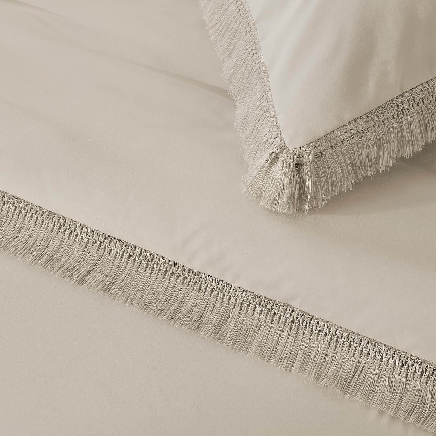 Andency Comforter Full Size Set Burnt Orange, 3 Pieces Boho Terracotta Winter Lightweight Bedding Comforter Sets, All Season Rust Tassel Bed Set (79x90In Comforter & 2 Pillowcases)