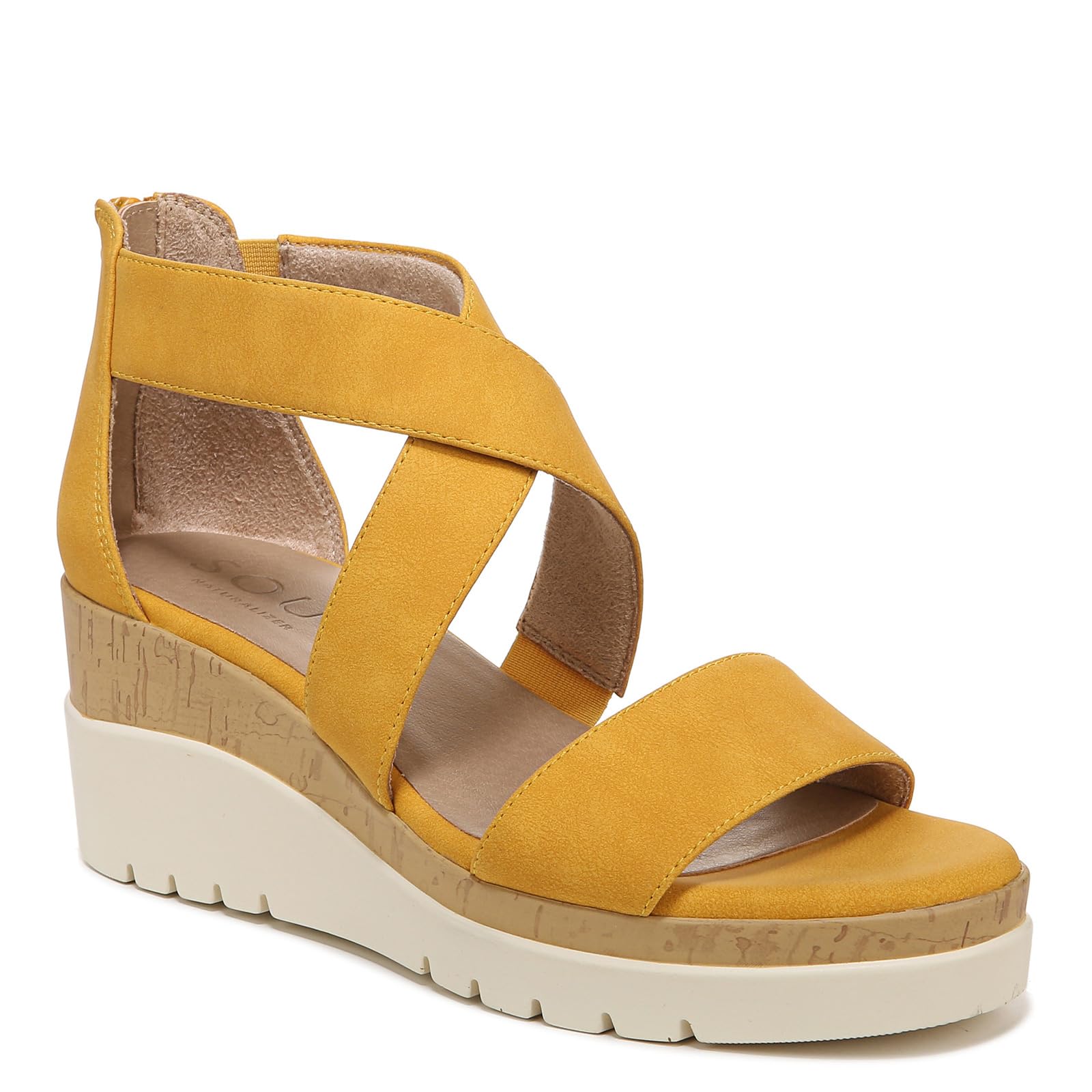 Naturalizer Women Goodtimes Casual Ankle Straps Wedge Sandal