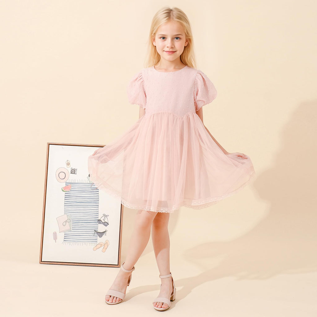 LAURMOSA High Heels for Kids Open Toe Dress Shoes for Girls Ankle Strap Pump Shoes Flower Girl Sandals Wedding Party for Little Big Kids