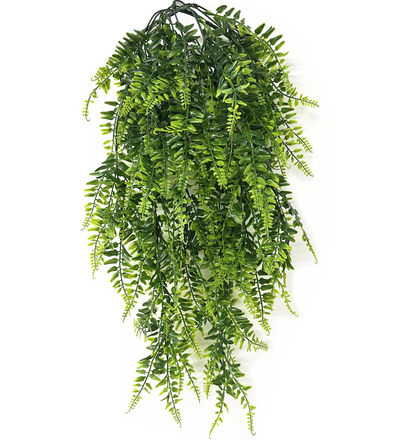 Christmas Decor Artificial Plants, PASYOU Gold Fake Antlers Plastic Grass Shrubs Leaves Indoor Outdoor Home Garden Party Hotel Verandah Wedding Event Faux DIY Decoration - 30 Inch Golden 2 Bunches
