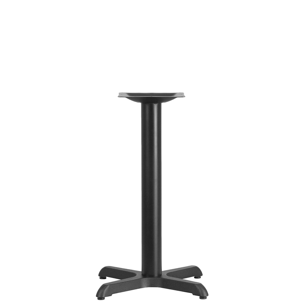 Flash Furniture Beverly 22'' x 22'' Restaurant Table X-Base with 3'' Dia. Table Height Column