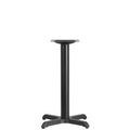 Flash Furniture Beverly 22'' x 22'' Restaurant Table X-Base with 3'' Dia. Table Height Column