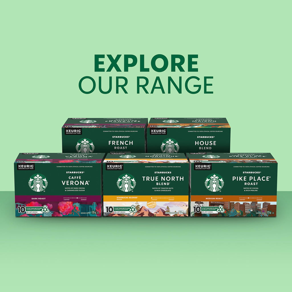 Starbucks Coffee, Caffe Verona Dark K Cup Portion Pack for Keurig Brewers, 24 Count