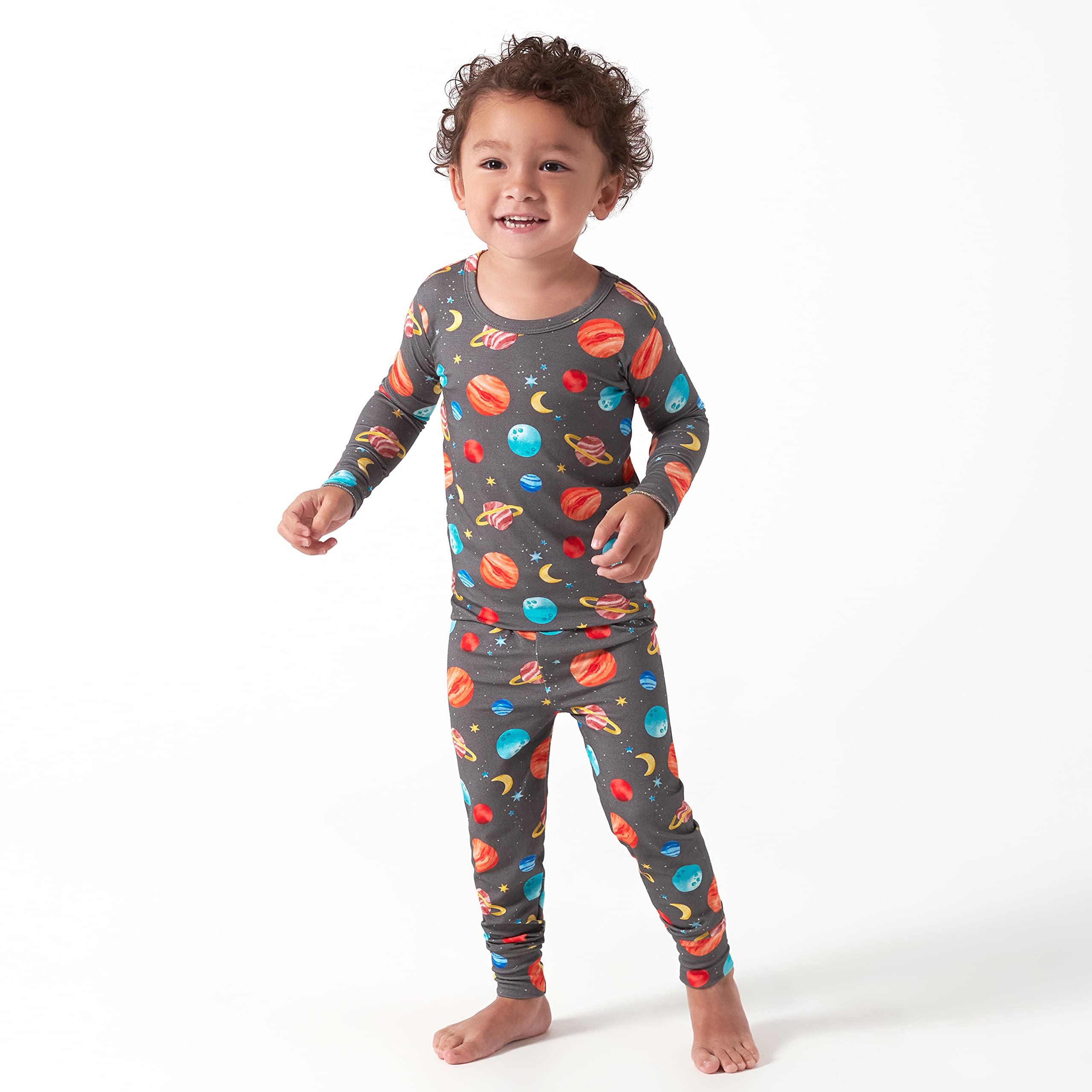 Gerber Unisex Baby Toddler Buttery Soft 2-Piece Snug Fit Pajamas with Viscose Made from Eucalyptus