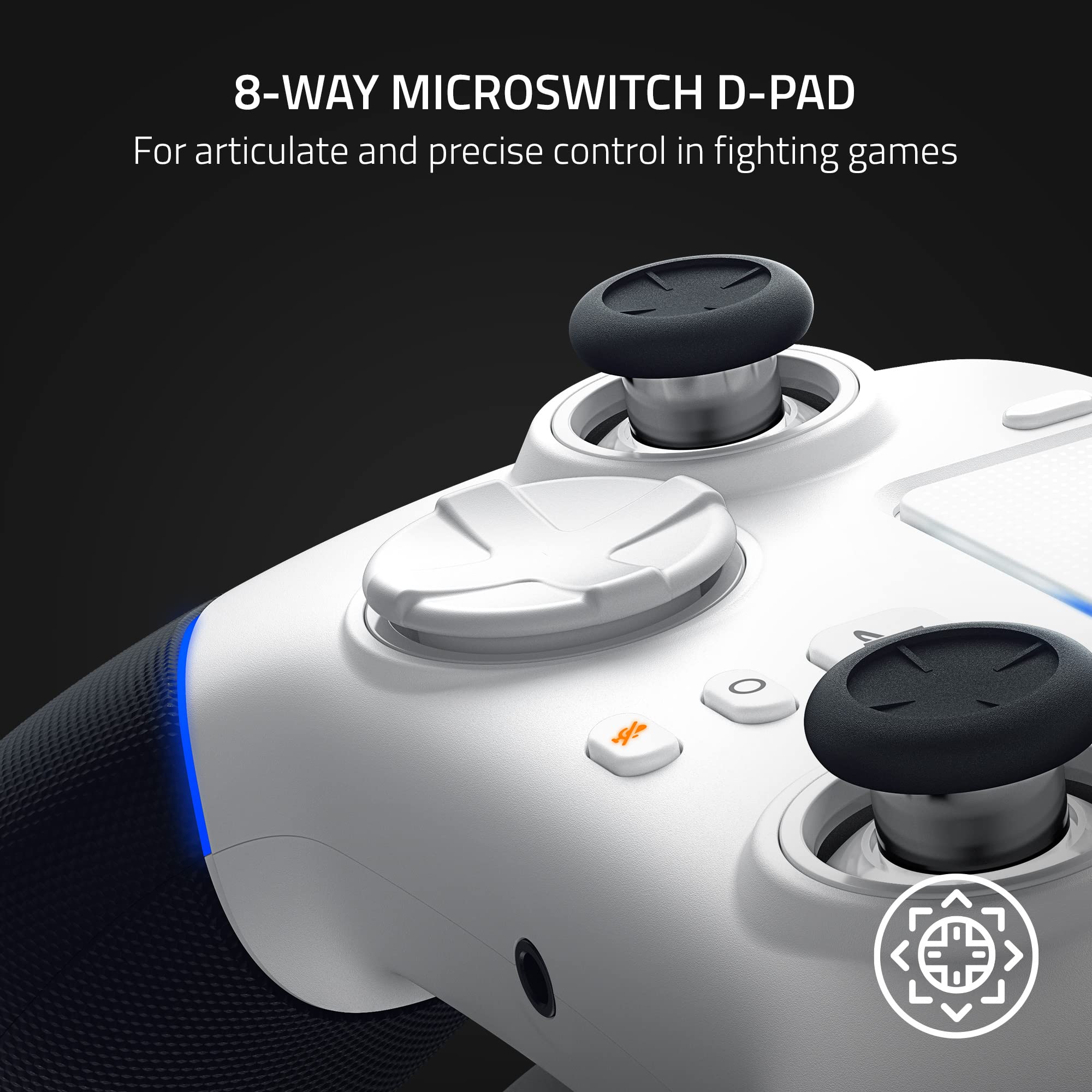 Razer Wolverine V2 Pro Wireless Gaming Controller for PlayStation 5 / PS5, PC: Mecha-Tactile Action Buttons - 8-Way Microswitch D-Pad - HyperTrigger - 6 Remappable Buttons - Chroma RGB   - Black