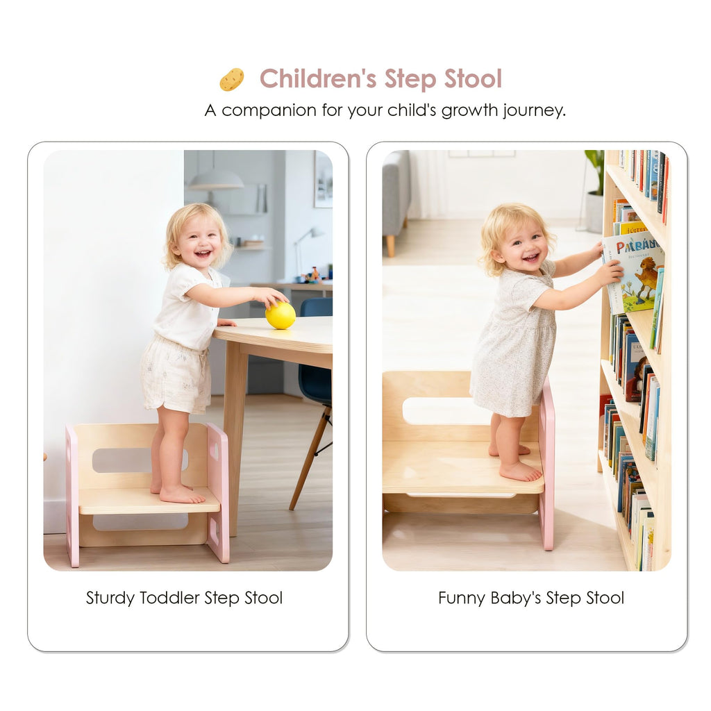 bpmfkid Montessori Weaning Table and Chair Set - Adjustable Design for Toddlers, Ideal for Mealtime, Learning, and Play, Black