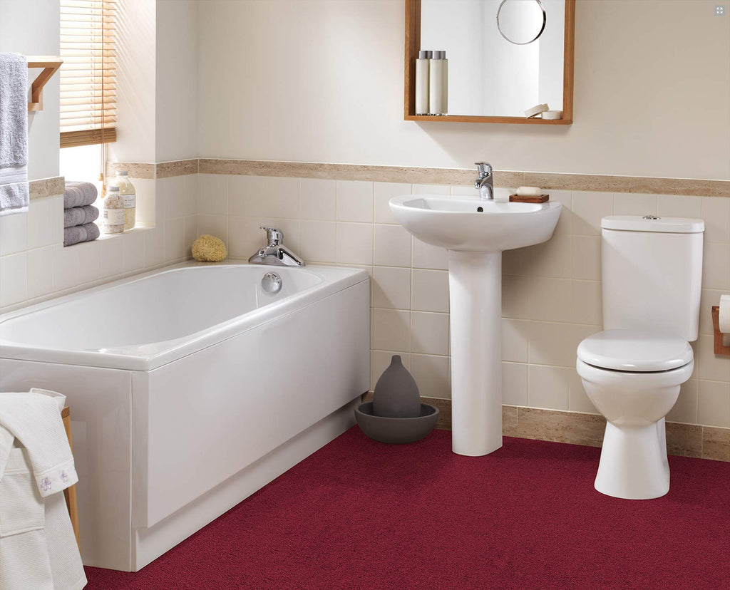 Garland Rug Room Size Bathroom Carpet, 5-Feet by 6-Feet, Basin Blue