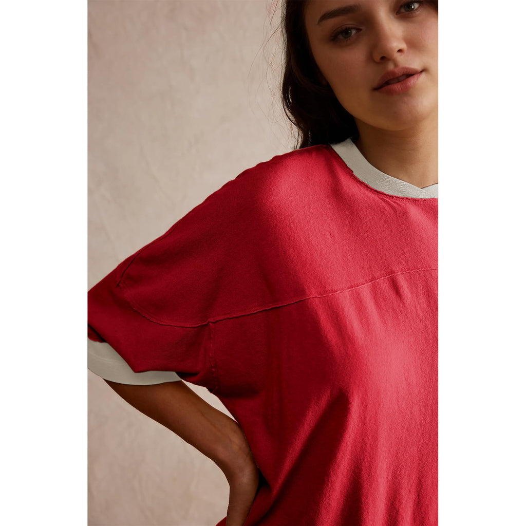 Songling Womens 3/4 Length Sleeve Casual Loose Fit Summer Tee Shirt Basics Cotton t Shirts Trendy Tops