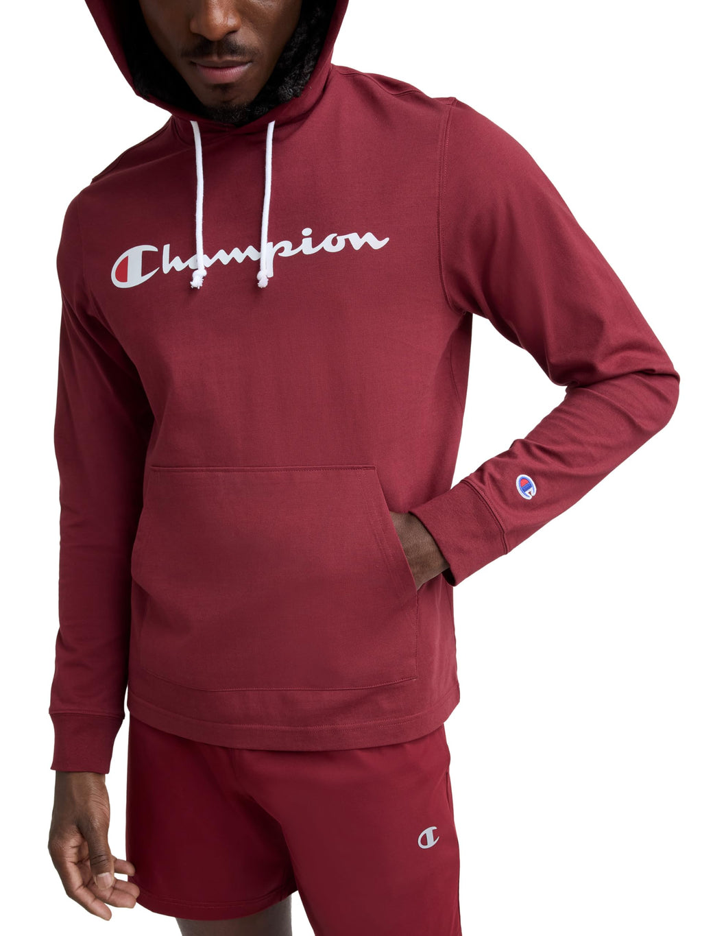 Champion Men's Long Sleeve T-shirt Hoodie (Retired Colors)
